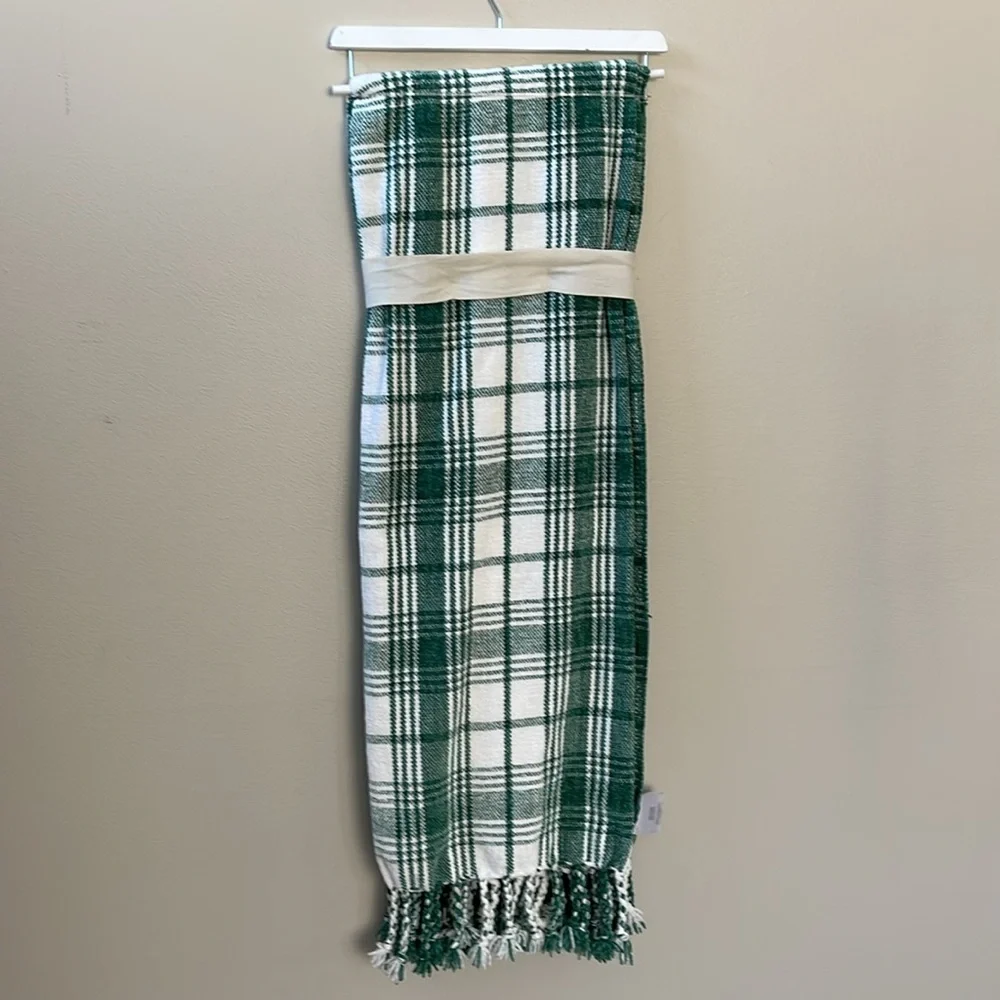 Sheffield Home Plaid Chenille Throw Blanket, Sz 50” x 70”